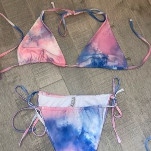 Tie dye bikini